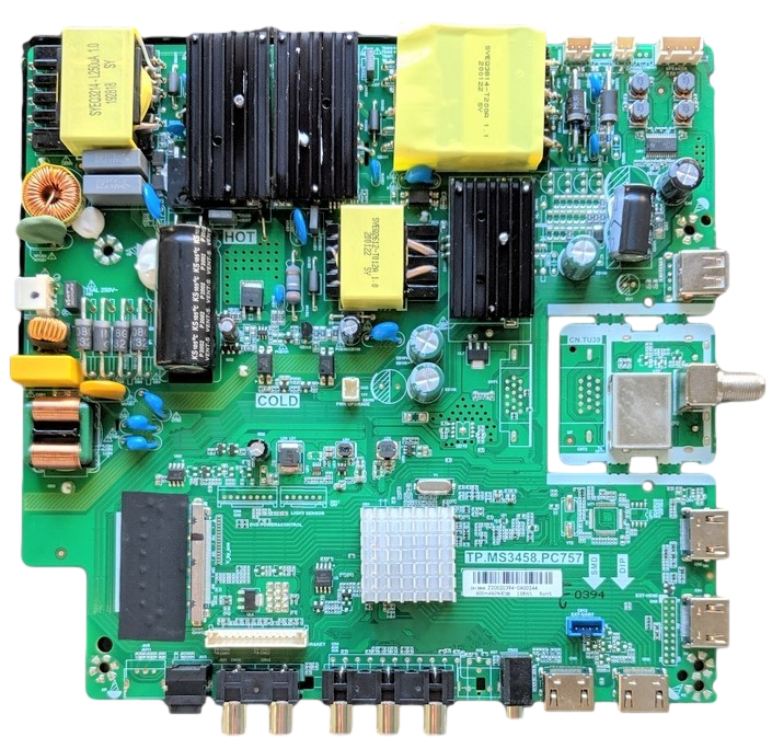 AE0012148 RCA Main Board/Power Supply, AE0012148, TP.MS3458.PC757, RTU5540-B