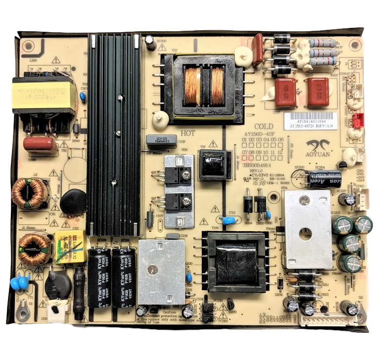 AY156D-4SF20 Haier Power Supply, AY156D-4SF, 3BS0054914, 55E5500U