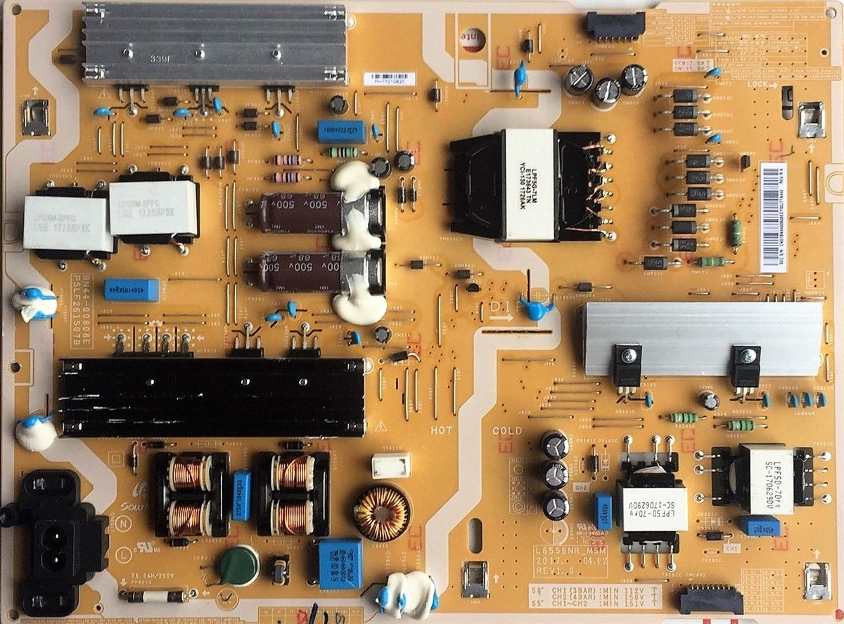 BN44-00808E Samsung Power Supply, PSLF261S07B, L65S6NR_MSM, UN65MU6300FXZA, UN65MU650DFXZA, UN65MU6290FXZA, UN65MU6070FXZA, UN58MU6100FXZA, UN65NU7300FXZA, UN65MU6500FXZA, UN65MU630DFXZA, UN58MU6070FXZA, UN58MU6100FXZC, UN65MU6290FXZC, UN65MU6300FXZC