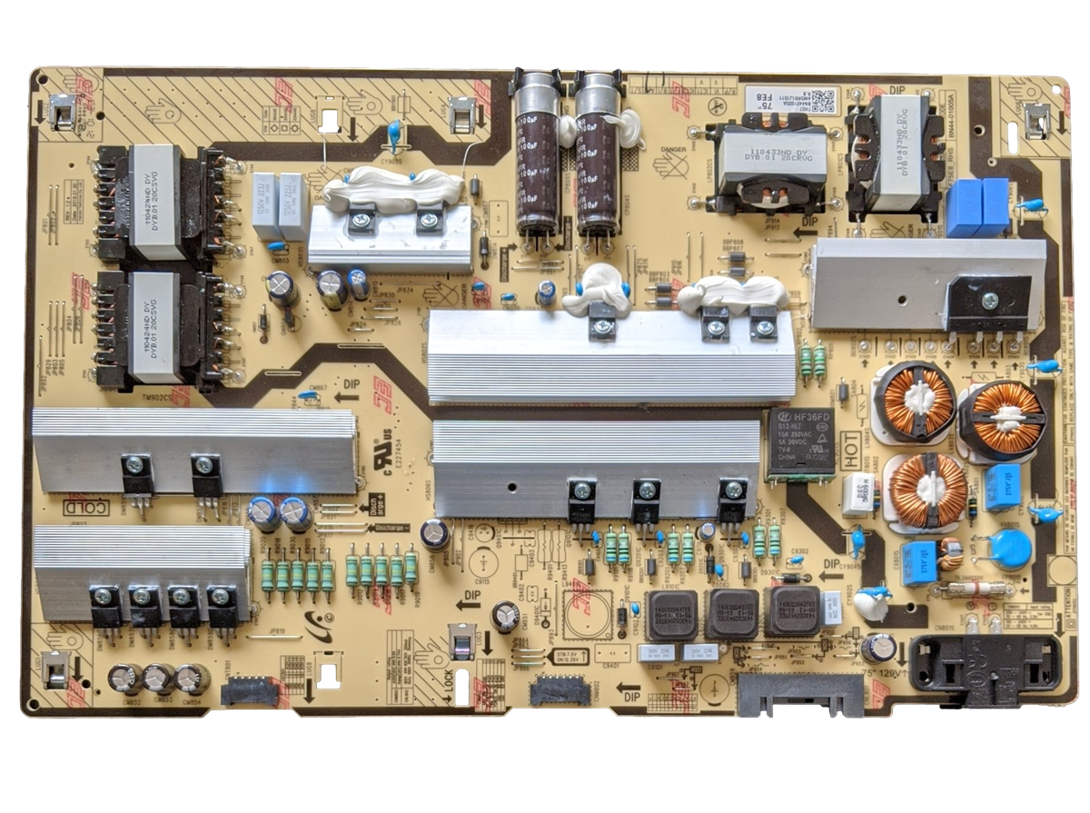 BN44-01005A Samsung Power Supply, F75E8_RHS, LH75QBRNBGCXGO, LH75QBREBGCXZA