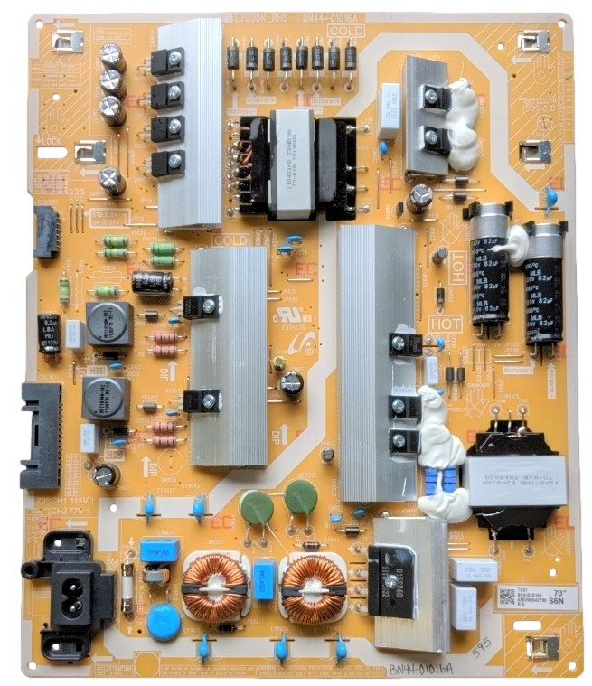 BN44-01016A Samsung Power supply, L70S6N_RHS, BN44-01016A, UN70NU6070FXZA, UN70NU6900FXZA, UN70RU7100PXPA