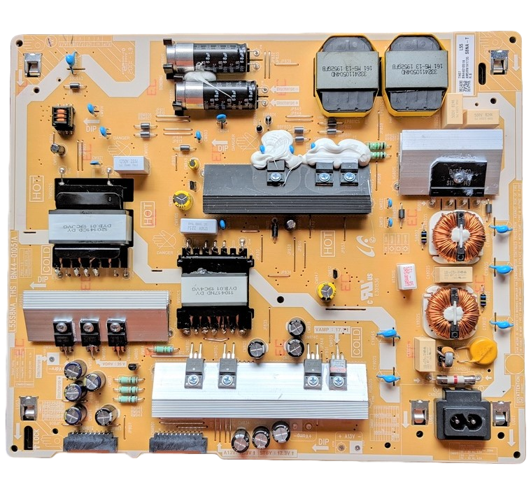 BN44-01051A Samsung Power Supply, BN44-01051A, L55S8NA_THS, AC02, FA01, QN55Q80TAFXZA, QN49Q80TAFXZA, QN55Q8DTAFXZA