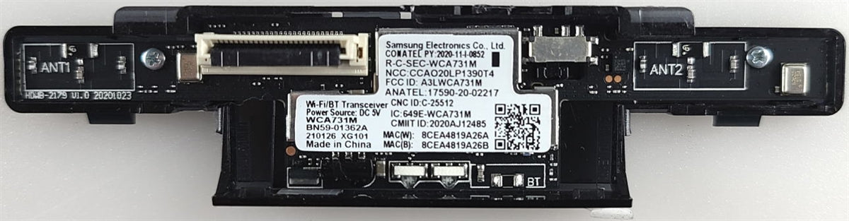 BN59-01362A Samsung Bluetooth WIFI Power button QN65Q7DAAFXZA CA01, UN65AU8000FXZA WA28