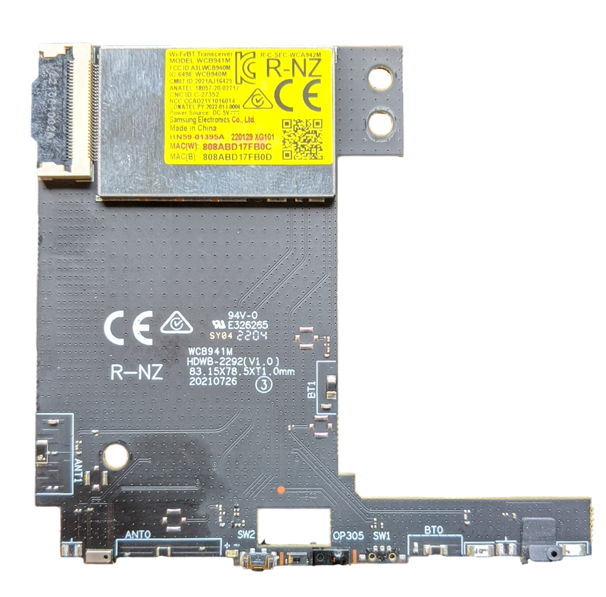 BN59-01395A SAMSUNG WIFI, WCB941M , QN75QN8000BFXZA