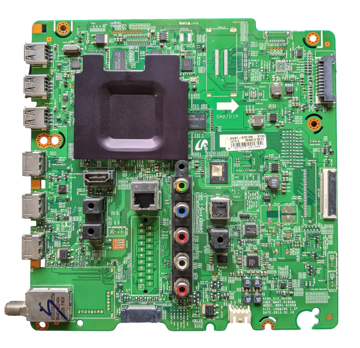 BN94-06167C Samsung TV Module, main board, BN41-01958A, BN97-07019K, UN46F6300AFXZA