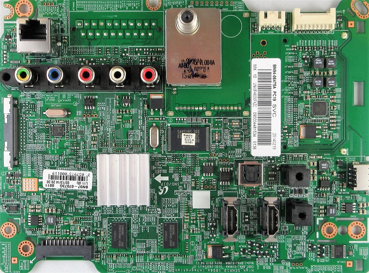 BN94-06475A Samsung TV Module, main board, BN97-06807G, BN41-01894A, BN97-07073G, UN40FH6030FXZA