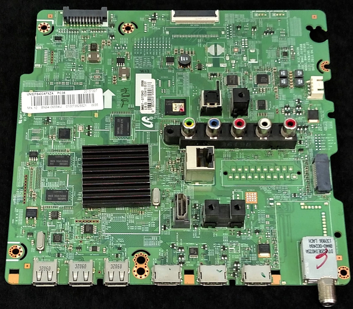 BN94-06554U Samsung Main Board, BN41-01958B, BN97-07704D, UN50F6400AFXZA