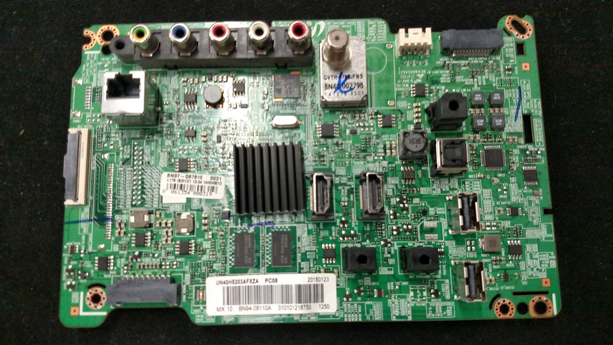 BN94-08110A Samsung Main Board, BN41-02245A, BN97-08781E, UN40H5203AFXZA