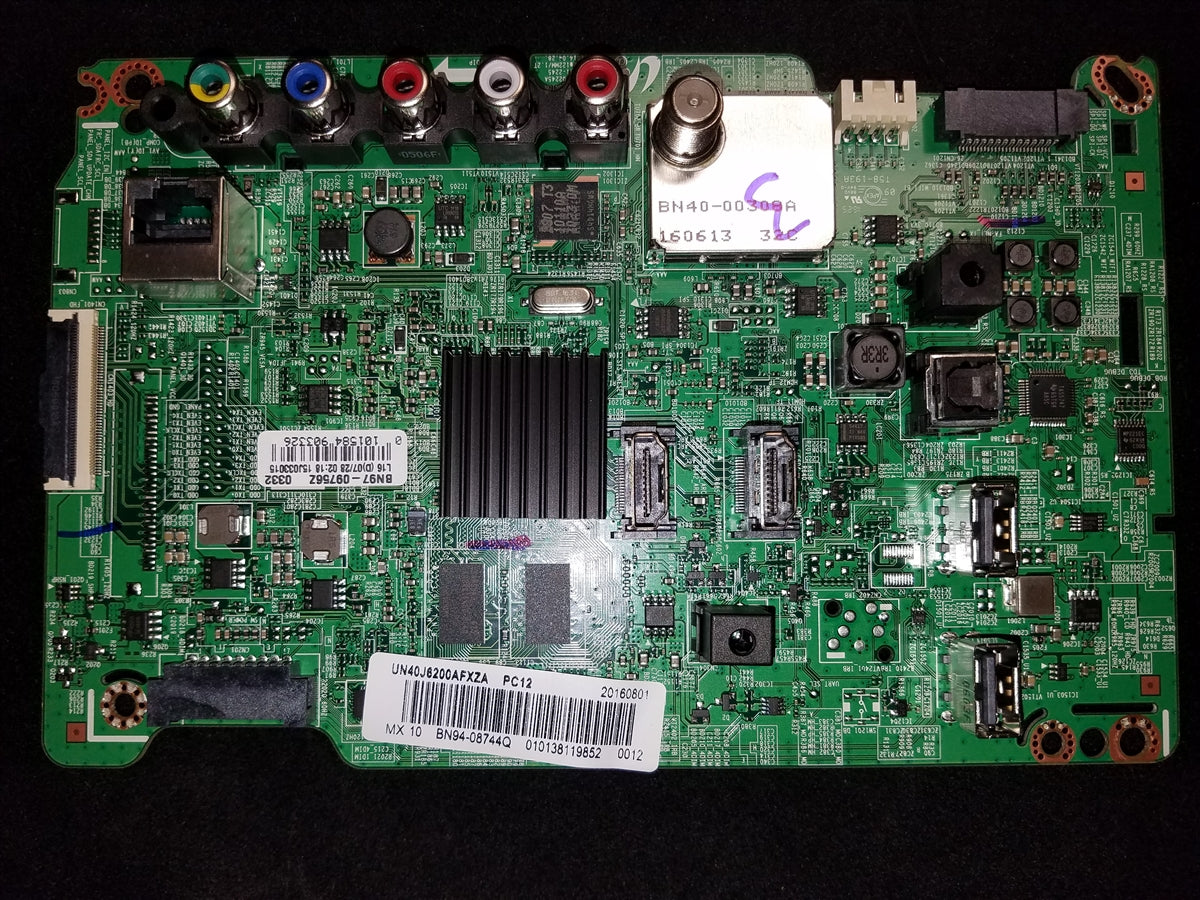 BN94-08744Q Samsung TV Module, main board, BN97-09756Z, BN41-02245A, UN40J6200AFXZA, UN40J6200A, UN40J6200AFXZA TS01