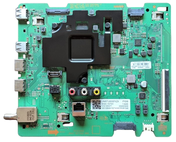 BN94-15274H Samsung Main Board, BN97-16662X, BN41-02756A, UN65TU8000FXZA, UN65TU8000FXZC, UN65TU8200FXZX
