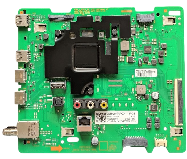 BN94-15427A Samsung Main Board, BN97-18019A, BN41-02756C, QN85Q60TAFXZA