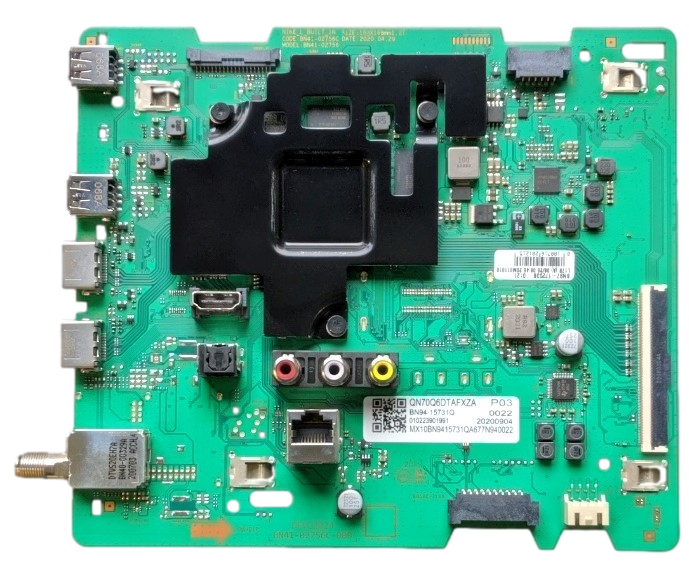 BN94-15731Q Samsung Main Board, BN97-17203B, BN41-02756C, QN70Q6DTAFXZA, QN70Q6DTAFXZC