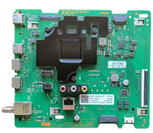 BN94-15764Z Samsung Main Board, BN94-15724H, BN97-16917Y, BN41-02756C, UN65TU8000FXZA