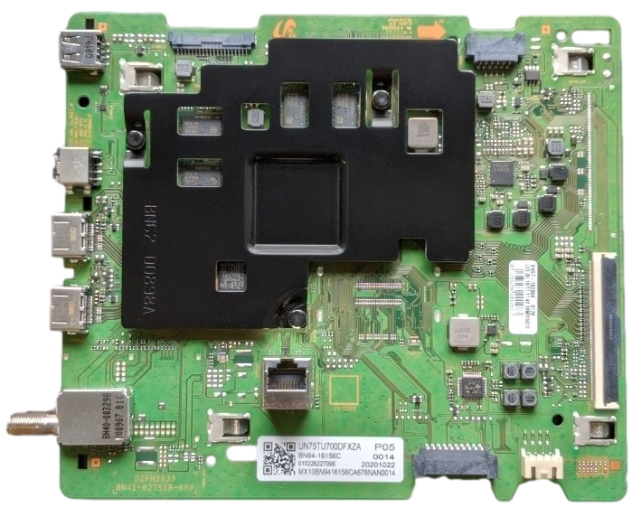 BN94-16156C Samsung Main Board, BN97-18096A, BN41-02751B, BN96-52702, (Version No: CA03) UN75TU700DFXZA, UN75TU7000FXZA