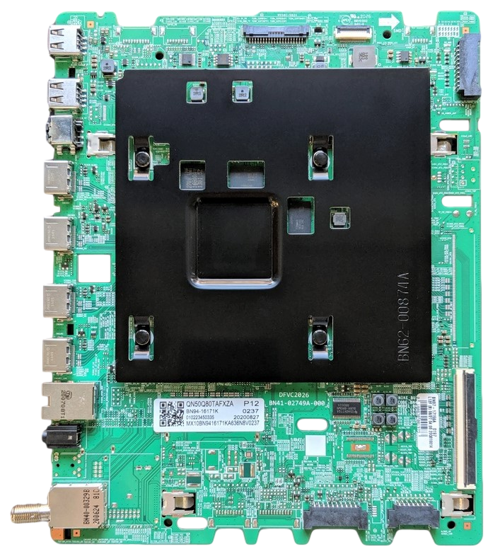 BN94-16171K Samsung Main Board, BN97-17159A, BN40-00329B, QN50Q80TAFXZA