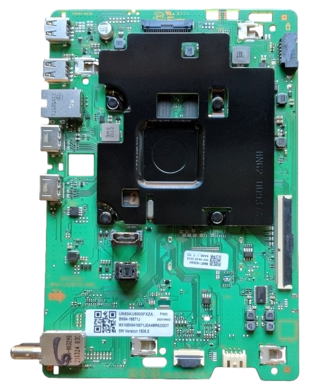 BN94-16871J Samsung Main Board, BN97-18264H, BN41-02853A, UN50AU8000F, UN50AU8000F, UN50AU8000FXZA, UN50AU8000FXZC