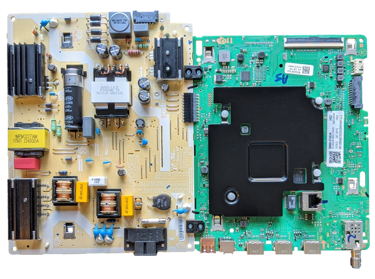BN96-57053A-Combo, Samsung Main Board/ Power Supply, 55FA160, WE02, UN50CU7000FXZA