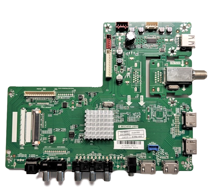 DH1TK0M0400M Haier Main Board, A17083486, T201708157A, 8142123342053, T.MS3458.U801, 65UGX3500, 50E3500A