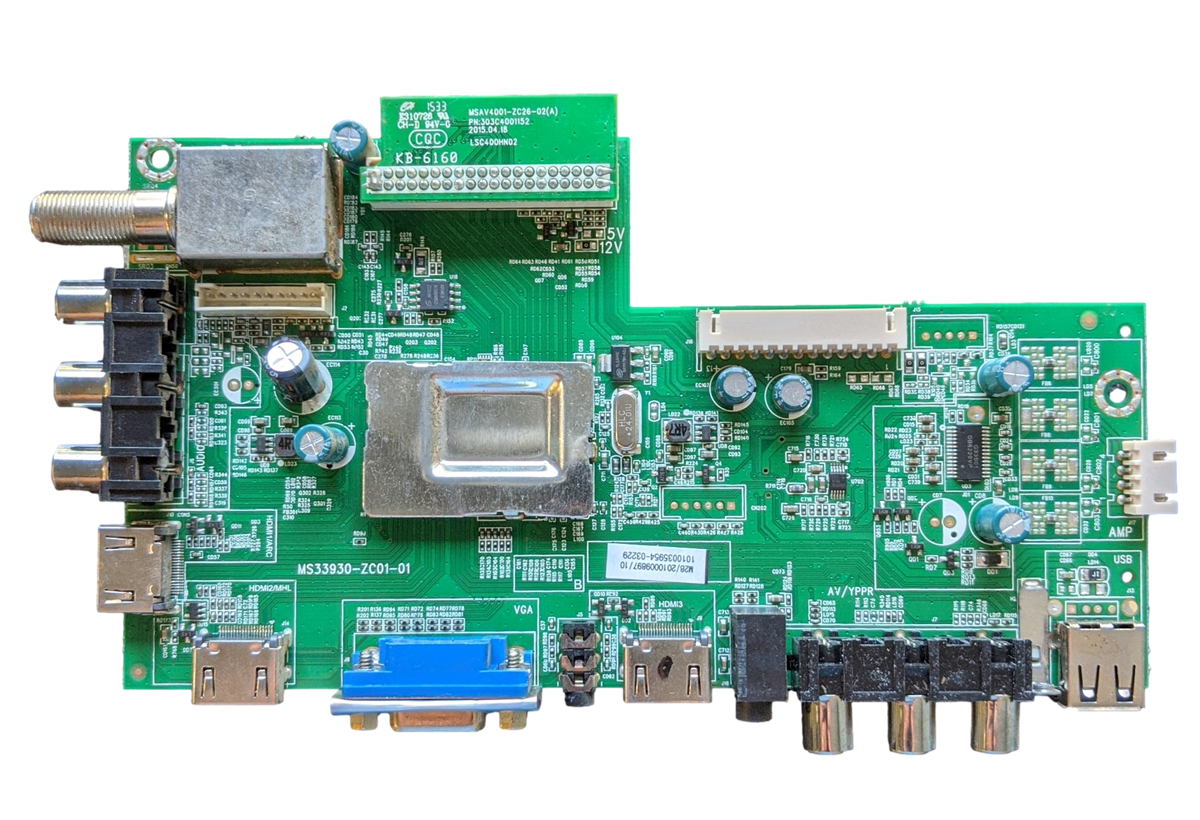 DHITKEM0101M, Haier Main Board, 1010035954, MS33930-ZC01-01, 40E3500