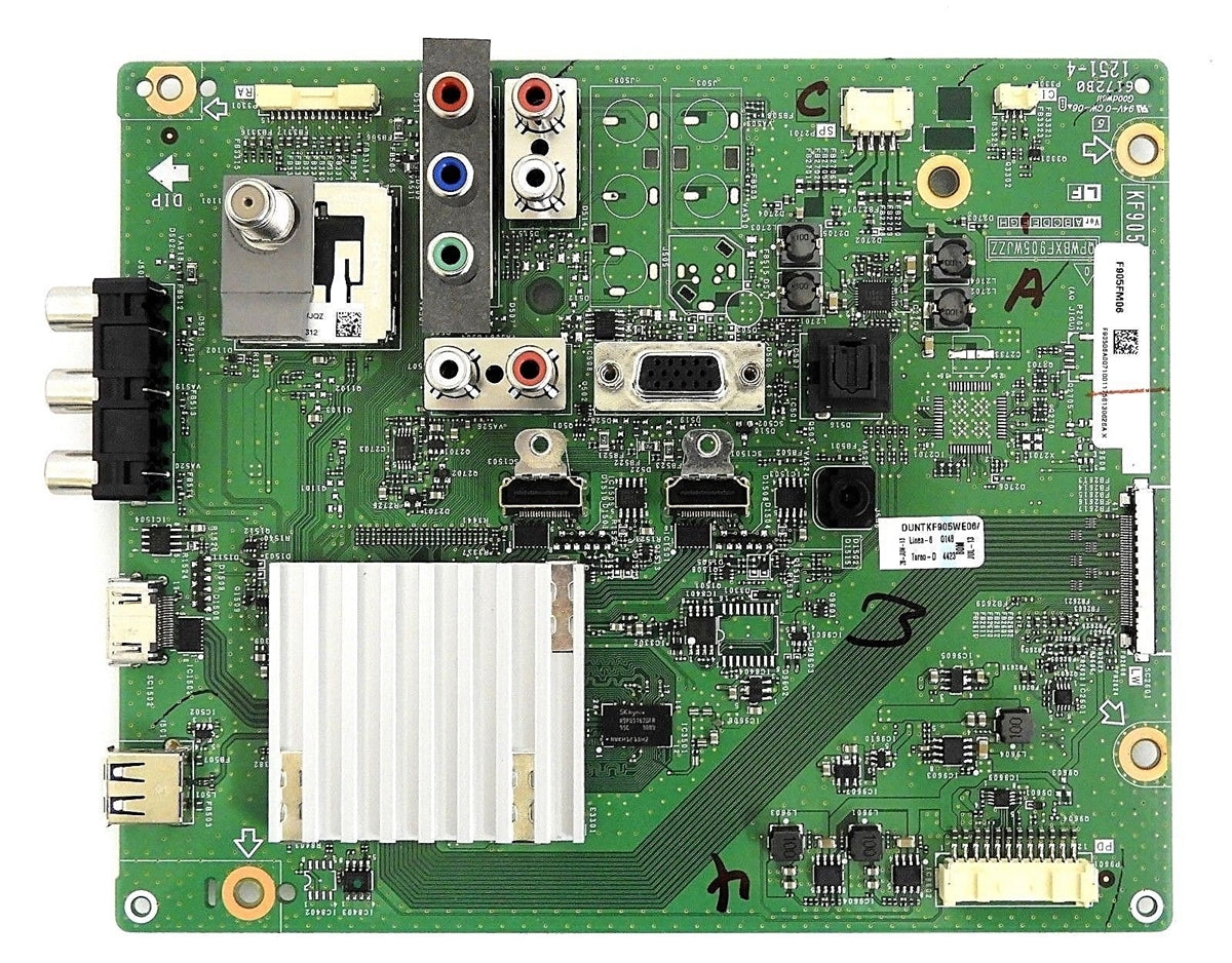 DKEYMF905FM06 Sharp Main TV Module, QPWBXF905WJZZ, LC60LE550U TV