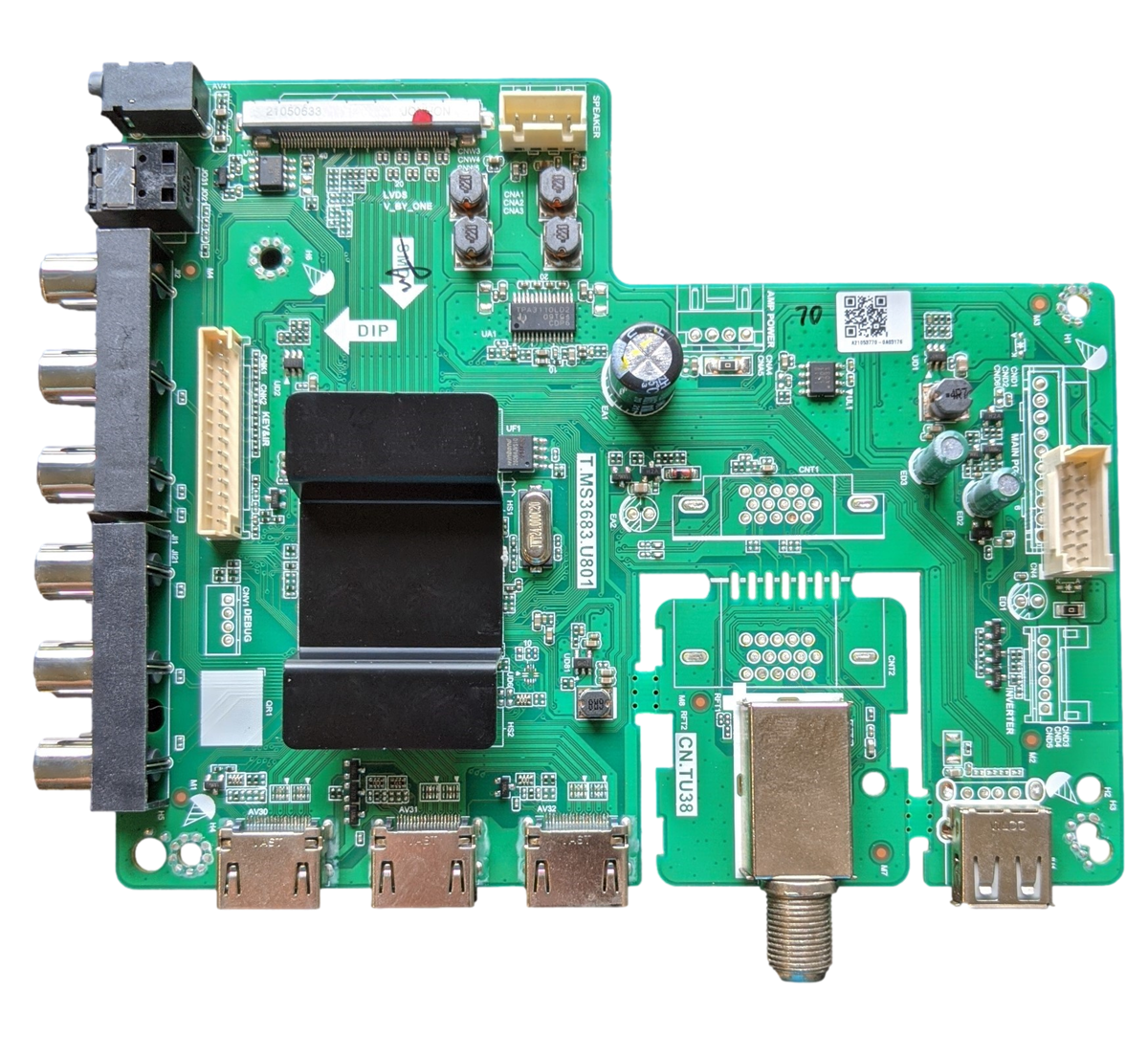 DXCK202103-013 Sceptre Main Board, T.MS3683.U801, N65