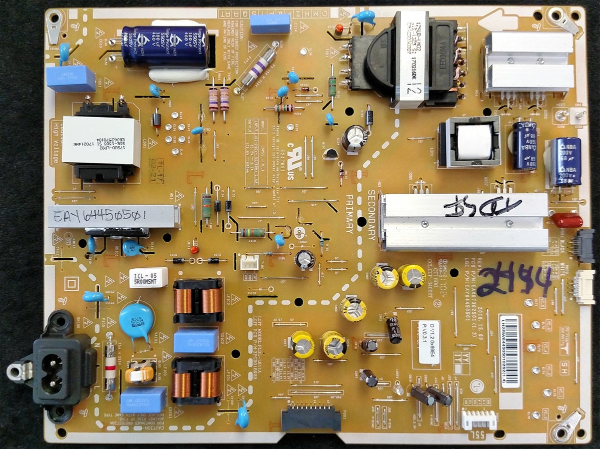 EAY64450501 LG Power Supply, EAX67362501 (1.3), LGP55L-17UL6