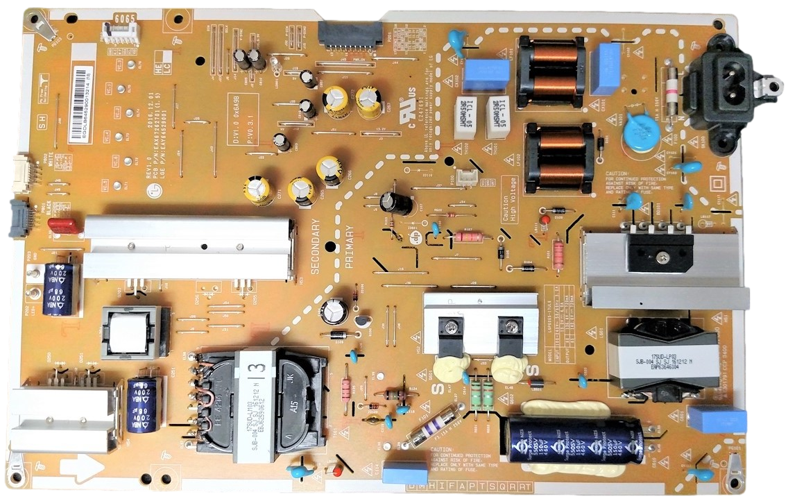 EAY64529001 LG Power Supply, EAX67262701 (1.5), LGP6065-17UL6