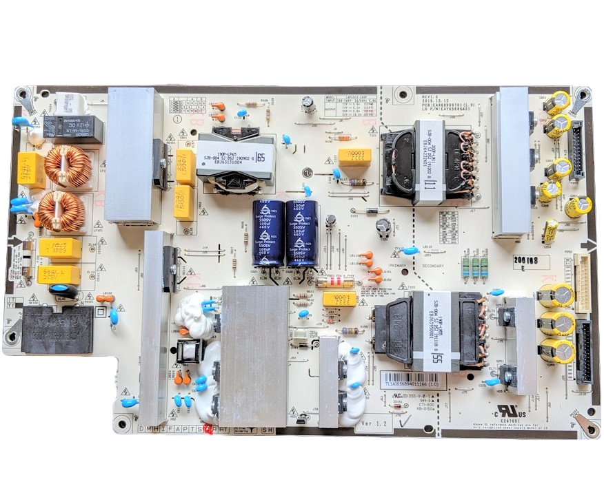 EAY65689401 LG Power Supply, EAX68999701(1.9), LGP55CX-200P, EAX68999701(2.0), OLED55CXPUA, OLED55CXAUA