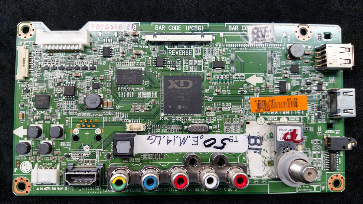 EBT62681712, LG TV Module, Main Board, EAX65049107(1.0), EBR77709502, 50LN5100, 50LN5100-UB.BUSYLMR