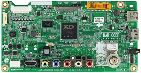 EBT62860401 LG Main Board, EAX65049107(1.0), 55LN5200-UB, 55LN5200-UB.BUSULMR