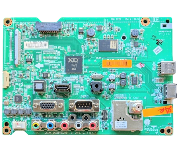 EBT62961101 LG Main Board, EAX65467203(1.3), 62393801, 55LY340C-UA