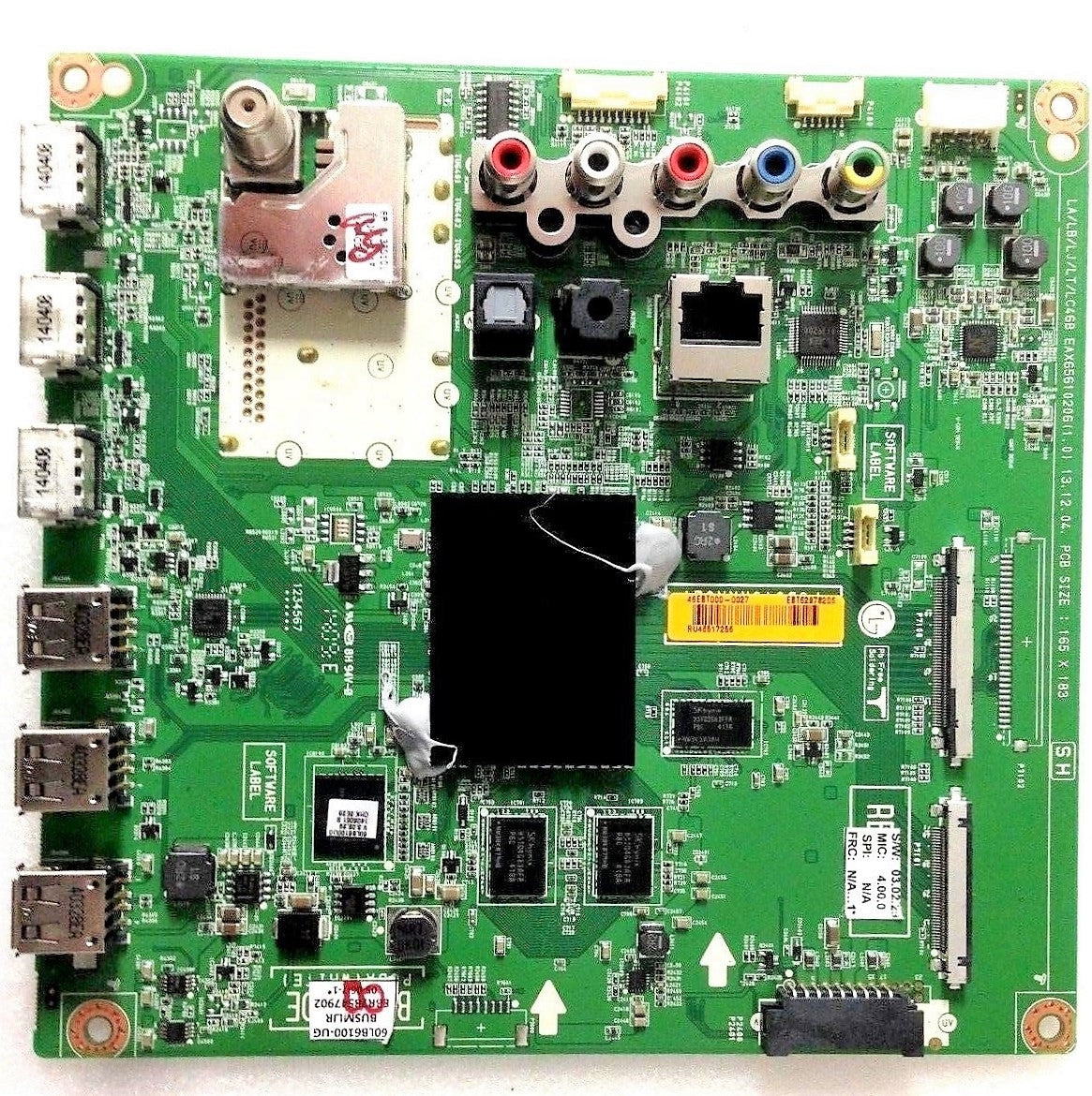 EBT62978206 LG Main Board, EAX65610206(1.0), EBT62978207, EBR78457902, 60LB6100-UG, 60LB6100-UG AUSMLJR, 60LB6100-UG BUSMLJR