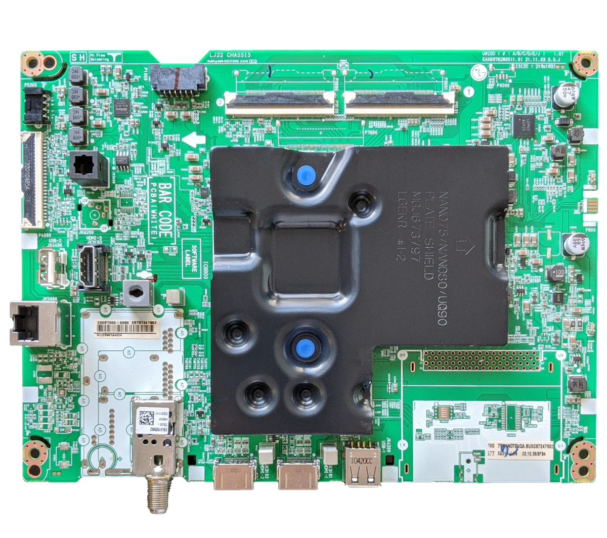 EBT67247902 LG Main Board, EAX69762805(1.0), 75NANO75UQA