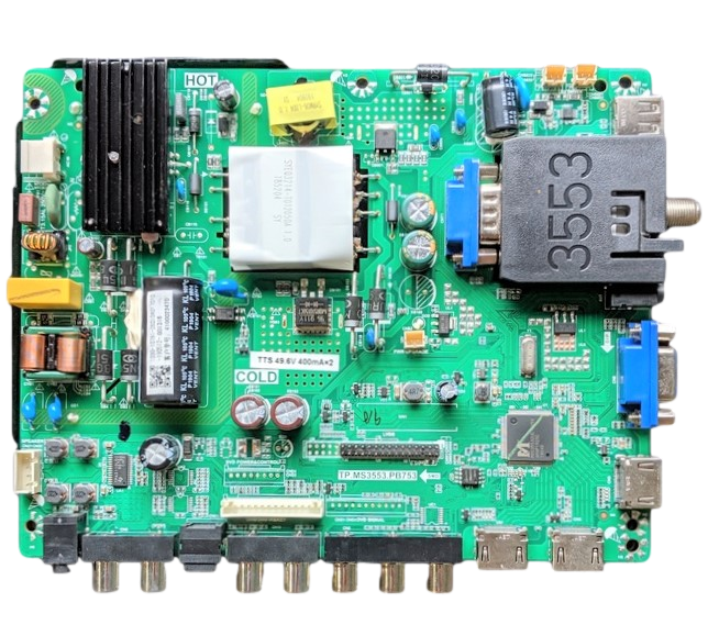 H50-MAIN-V2 Sceptre Main Board, TP.MS3553.PB753, C18086389, T201806389A, H50