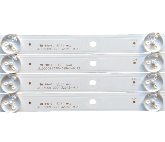 JL.D50091330-329AS-M Toshiba Backlight Strips, PK6D509000I, 50LF621U19, 50LF711U20, TF50A810U19