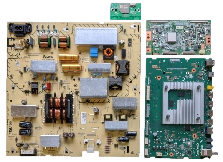 KD-85X80K Sony TV Repair Parts kit, A-5042-692-A Main Board, 1-004-424-42 Power Supply, 1-014-135-11 T-Con, 1-005-419-32 Wifi, KD-85X80K