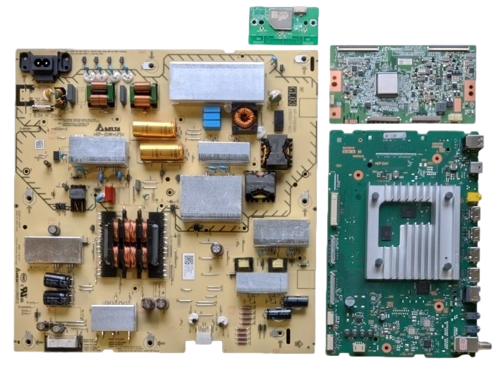 KD-85X85K Sony TV Repair Parts kit, A-5042-692-A Main Board, 1-004-424-42 Power Supply, 1-014-135-11 T-Con, 1-005-419-32 Wifi, KD-85X85K