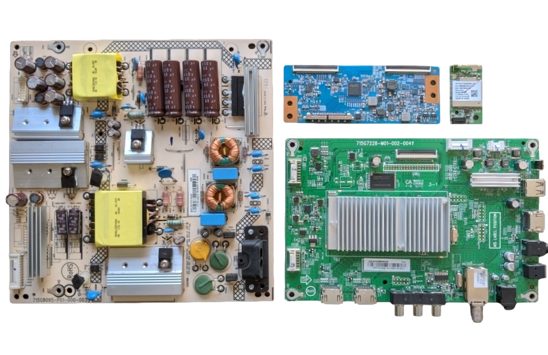 LC50LB481U Sharp TV Repair Parts Kit, 756TXGCC0QK0040 Main Board, PLT