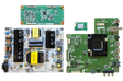 LC-58Q7330U Sharp TV Repair Parts Kit, 244863 Main Board, 239419 Power Supply, MACDJ4E12 T-Con, 1196330 Wifi, LC-58Q7330U