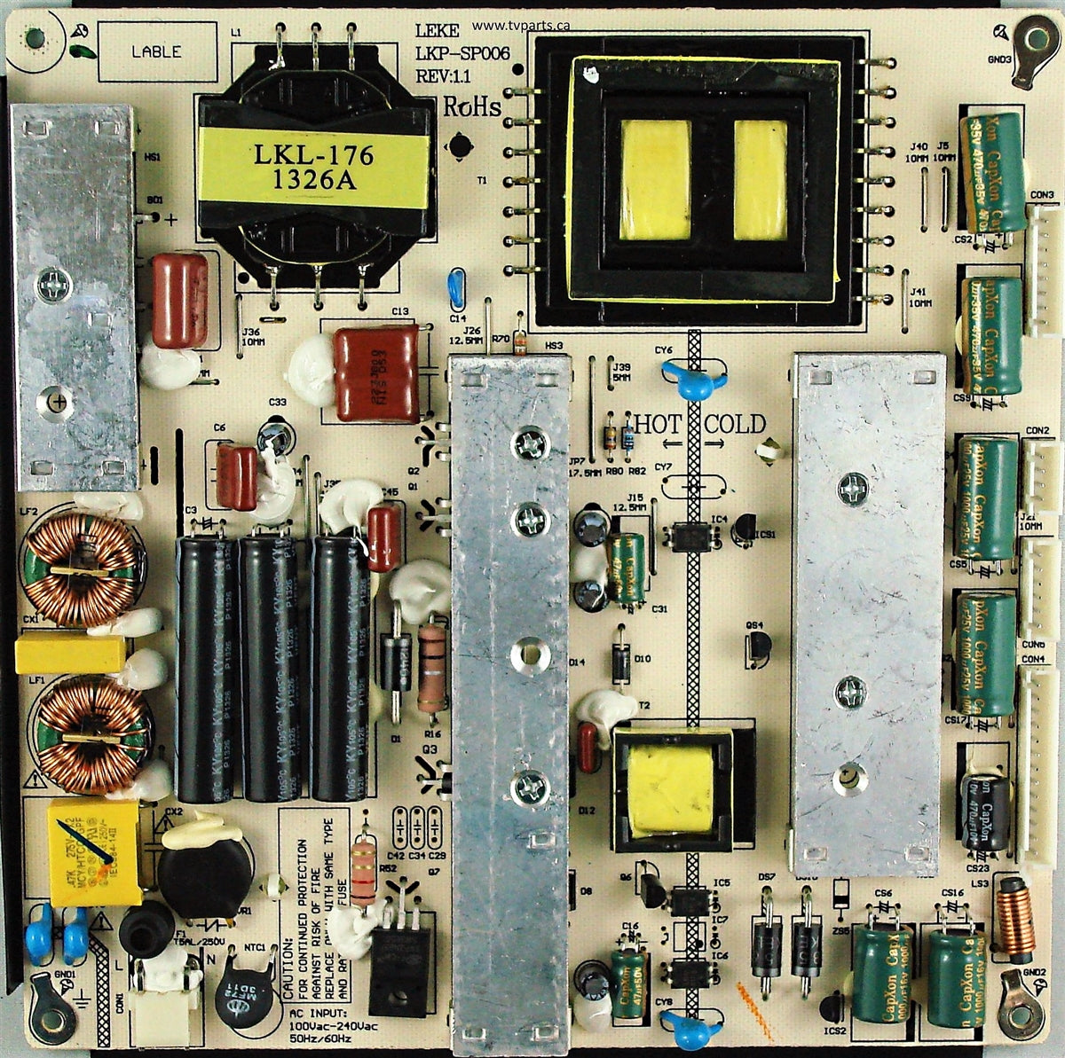 LK-SP416002G Sanyo Power Supply, LKP-SP006, DP65E34
