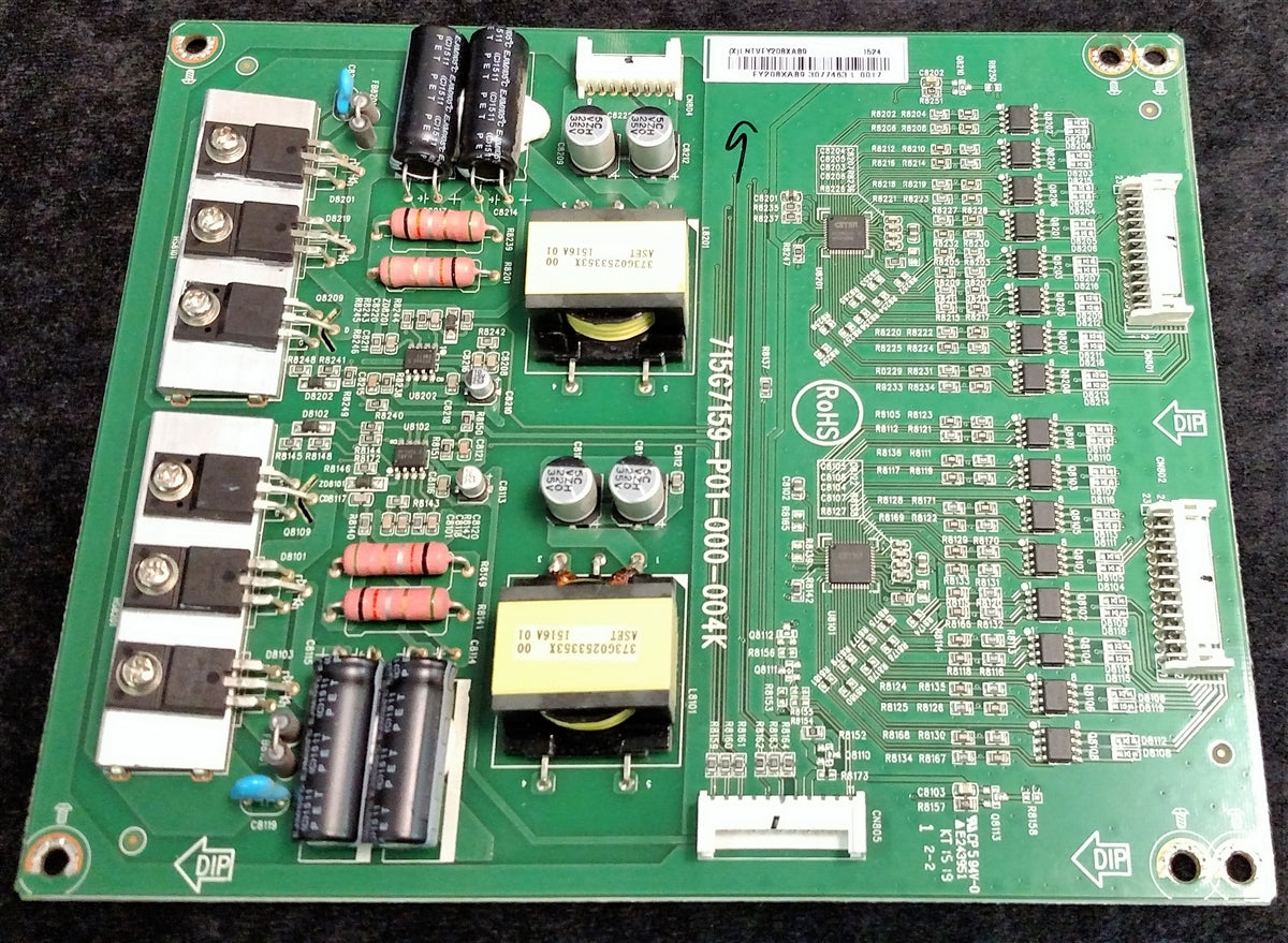LNTVEY208XAB9 VIZIO LED DRIVER, 715G7159-P01-000-004K, M50-C1