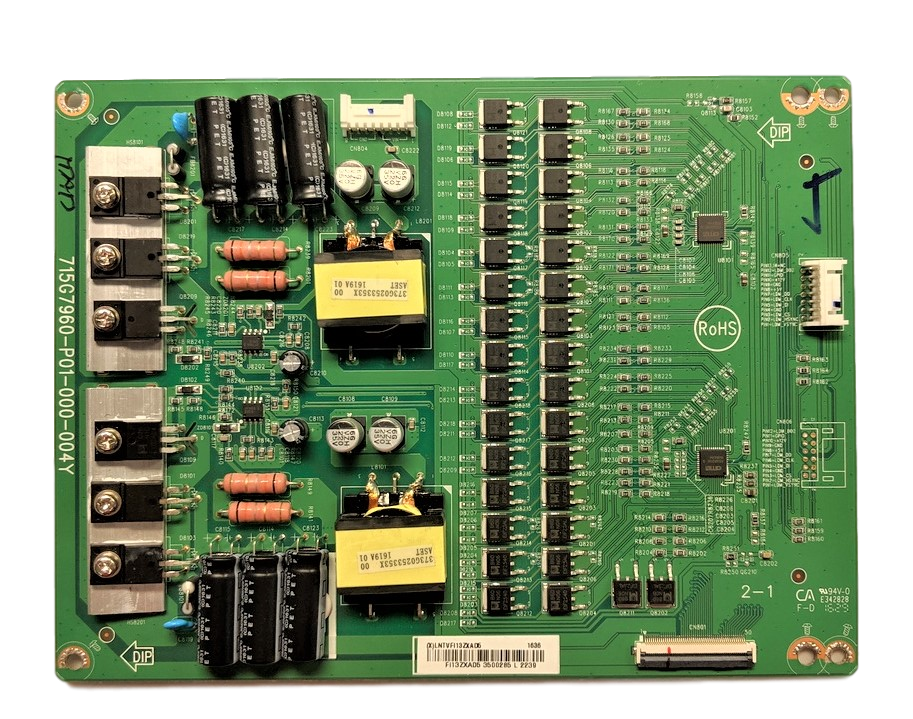 LNTVFI13ZXAD5 Vizio LED Driver, 715G7960-P01-000-004Y, M60-D1