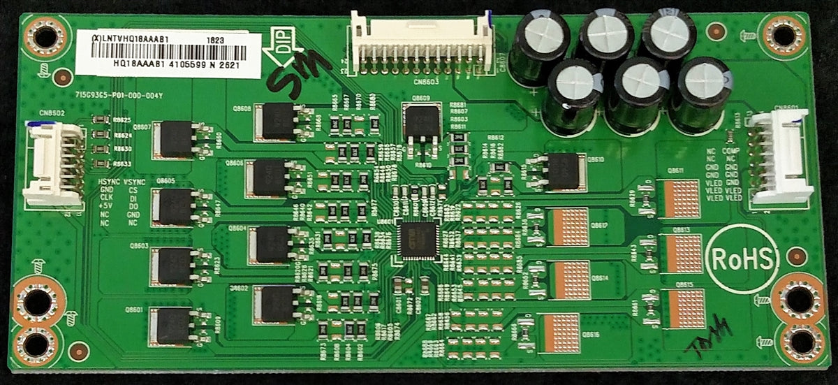 LNTVHQ18AAAB1 Vizio LED Driver, 715G9305-P01-000-004Y, E43-F1