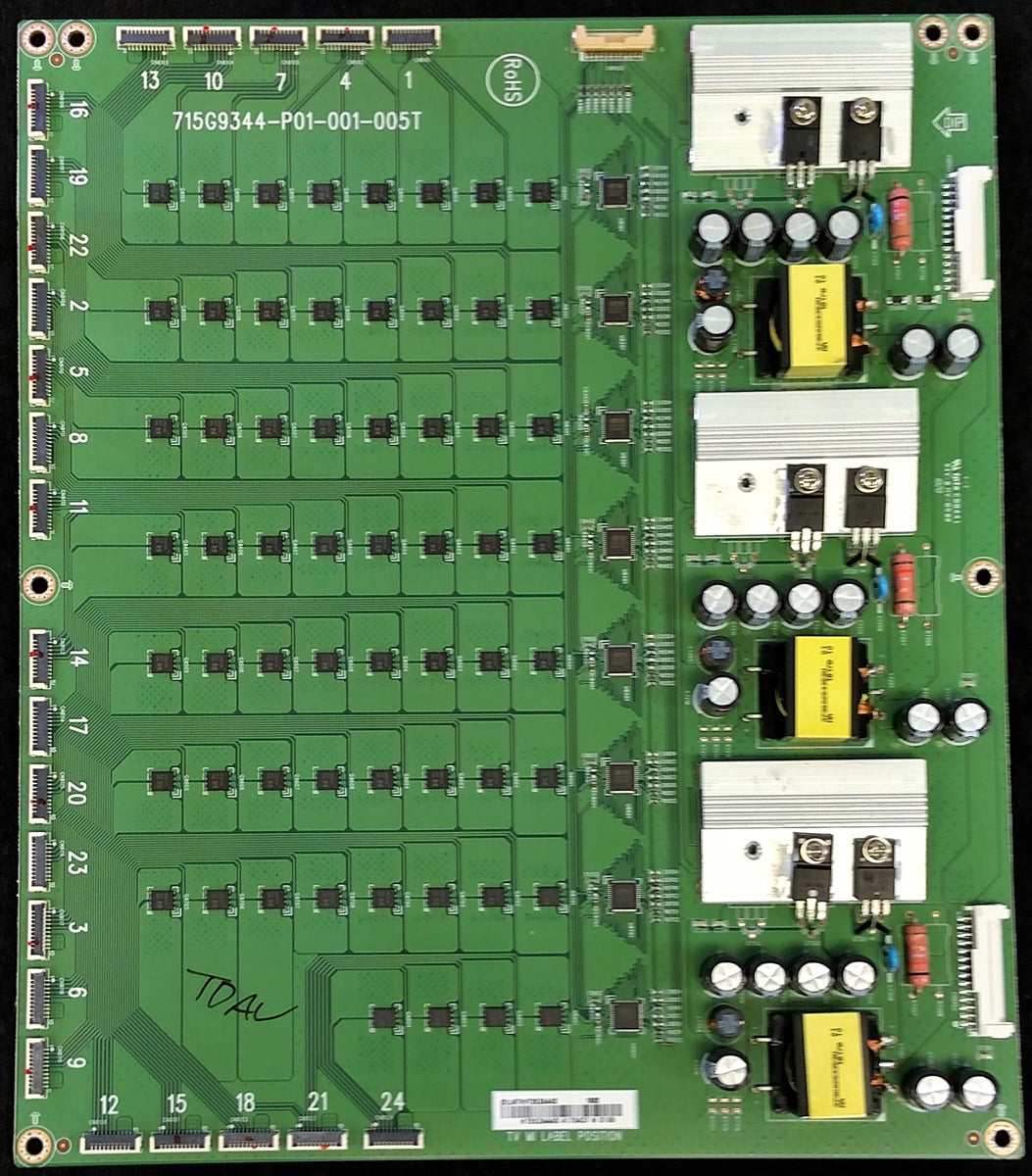 LNTVHT26ZAAAX Vizio LED Driver, 715G9344-P01-001-005T, P75-F1
