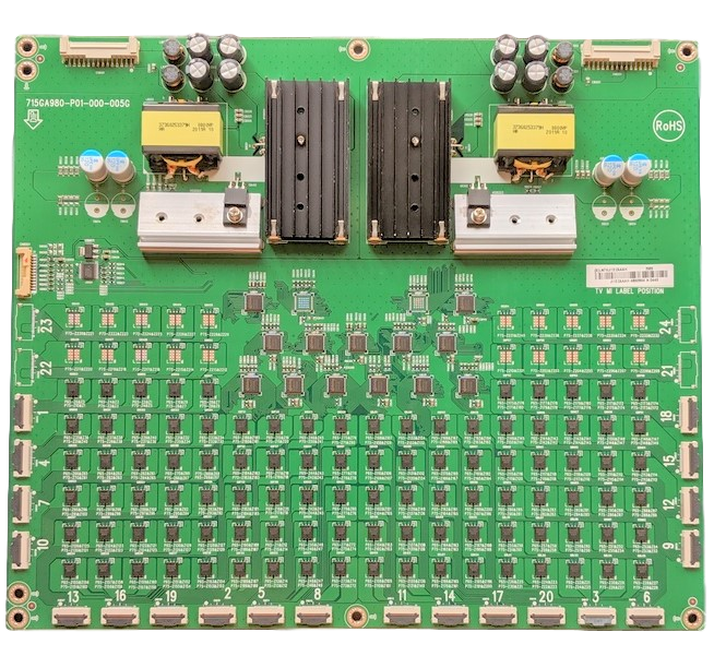 LNTVJI12ZAAAH Vizio LED Driver, LNTVJI12ZAAAH, 715GA980-P01-000-005G, P65Q9-H1