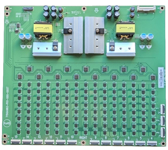 LNTVJT12ZAAAM VIZIO Right LED Driver, 715GA983-P01-000-005T, E88441, (X)LNTVJT12ZAAAM, P75QX-H1