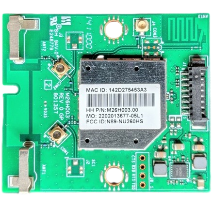 M26H003.00 Hisense Wifi Module, M26H003.00, 2206001154-04L0, 2202013677-05L1, 55H6SG