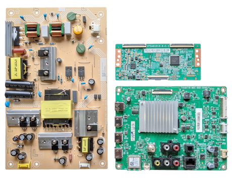 M55Q6-J01 Vizio TV Repair Parts Kit, 756TXLCB02K071 Main Board, PLTVKY361XADU Power Supply, ST5461D12-6-C-1 T-Con, M55Q6-J01