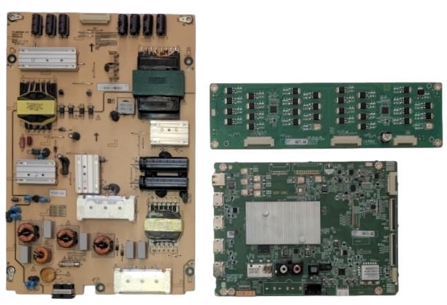 M70Q7-J03 Vizio TV Repair Parts Kit, Y8389602S Main Board, 09-70CAR150-00 Power Supply, 210603 LED Driver, M70Q7-J03
