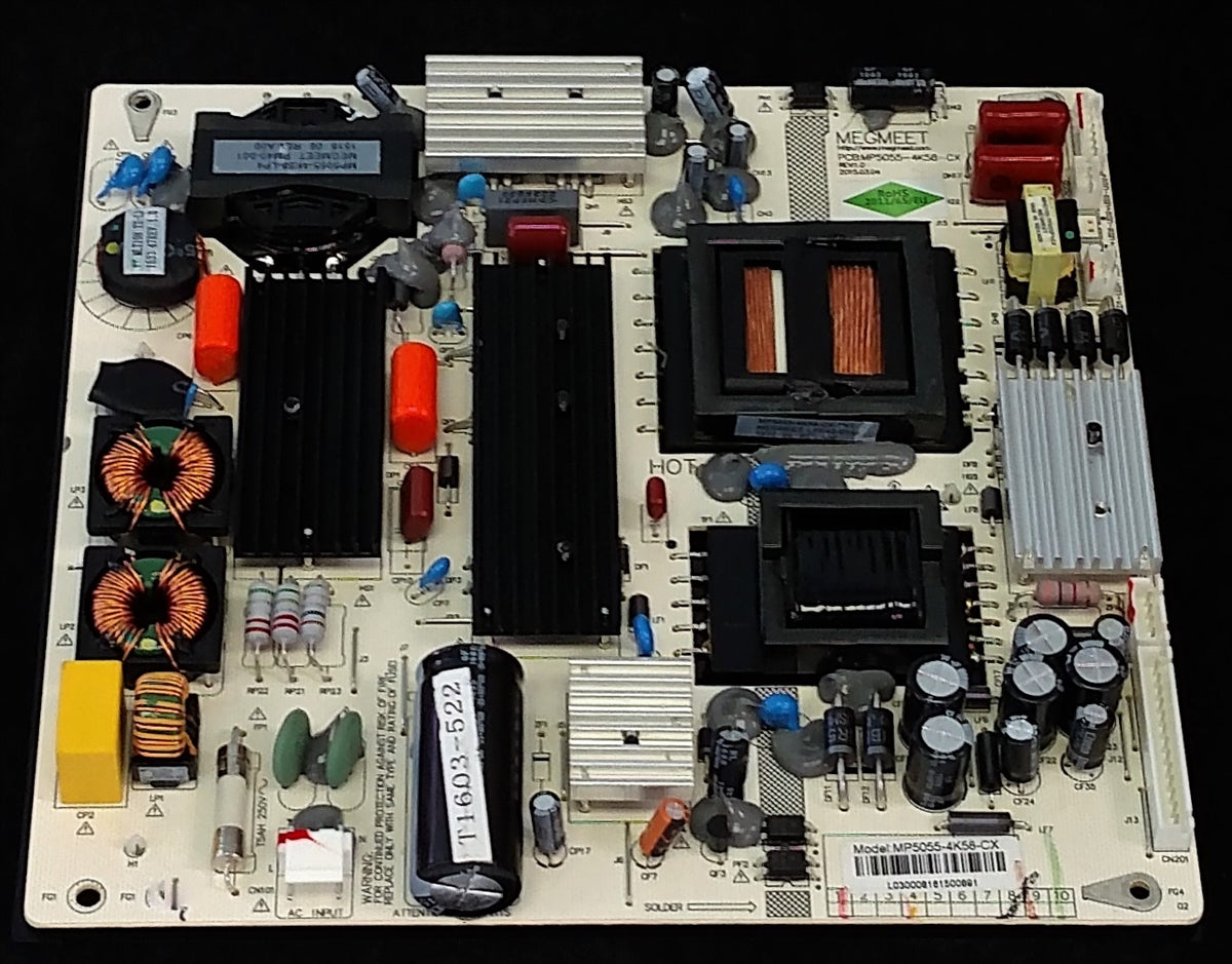 MP5055-4K58-CX Westinghouse Power Supply, MP5055-4K80, 890-PMO-3232K, LE-6519, WD50UT4300, ELSJ5017